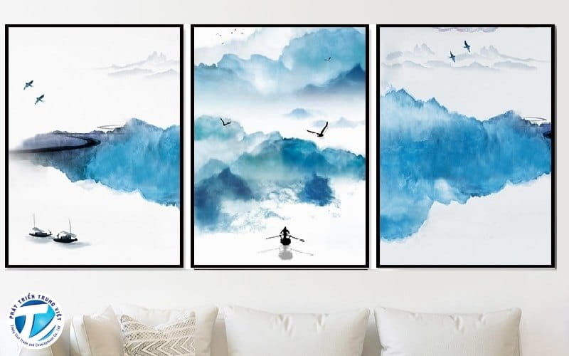 Tranh chất liệu Canvas phong cảnh